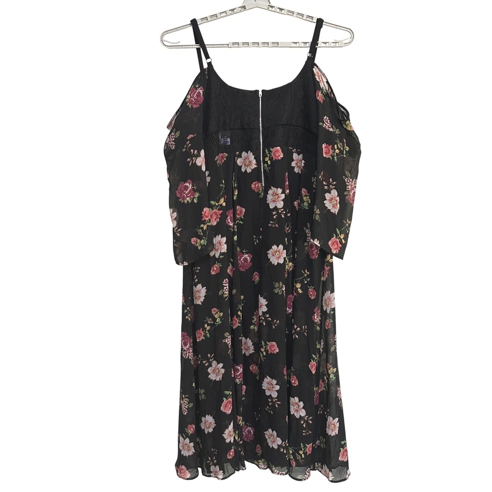 Torrid Insider Floral Lace Bustier Maxi Dress 4X 26 Goth Cottagecore Romantic - Picture 2 of 13